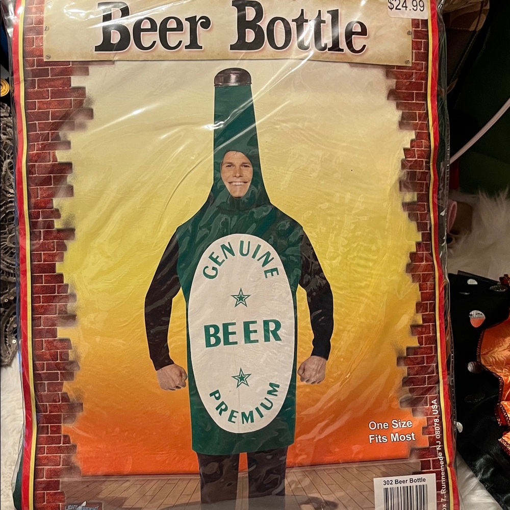 Green Beer Bottle Costume